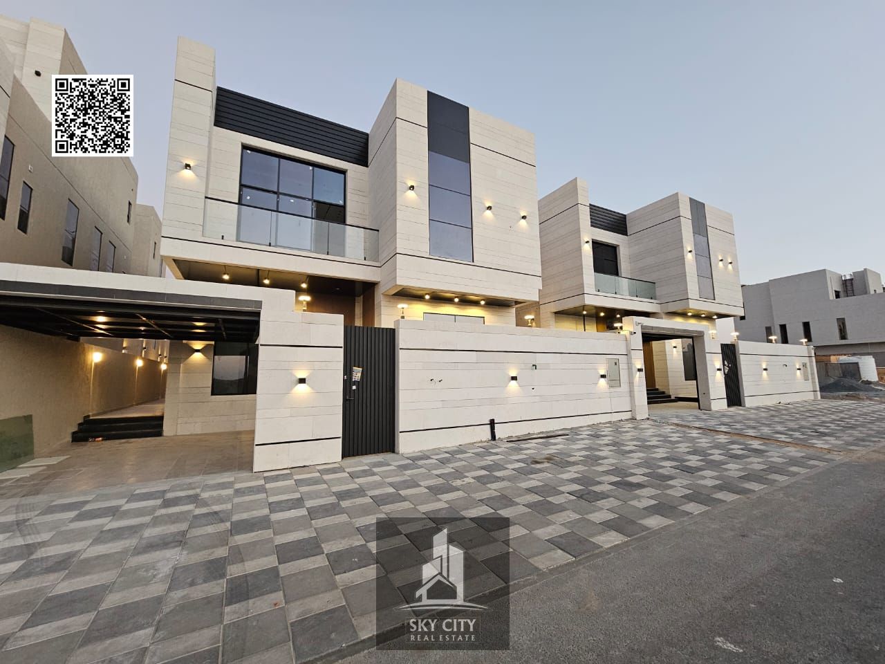 A distinctive villa for sale in Al Zahia, Ajman. Freehold ownership for all nationalities, including registration fees. Close to Sheikh Mohammed Bin Z