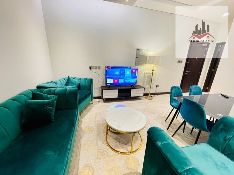 Sharjah - Al Riffa - Al Hira Beach - Super Deluxe Apartment, one bedroom and living room, spacious, fully equipped kitchen and bathroom.
