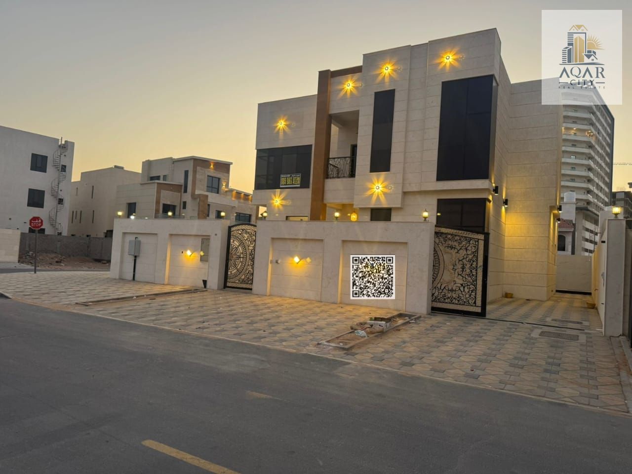 Villa for sale in a prime location opposite Azhi Corner project, two floors