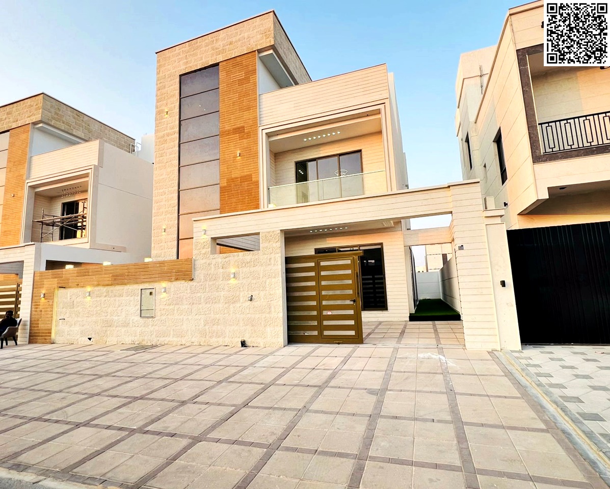 Luxury villa for sale in Al Bahia area – Ajman 6 bedrooms | 3 floors (ground + first + roof) | Prime location | High-end finishes | Unbeatable pr