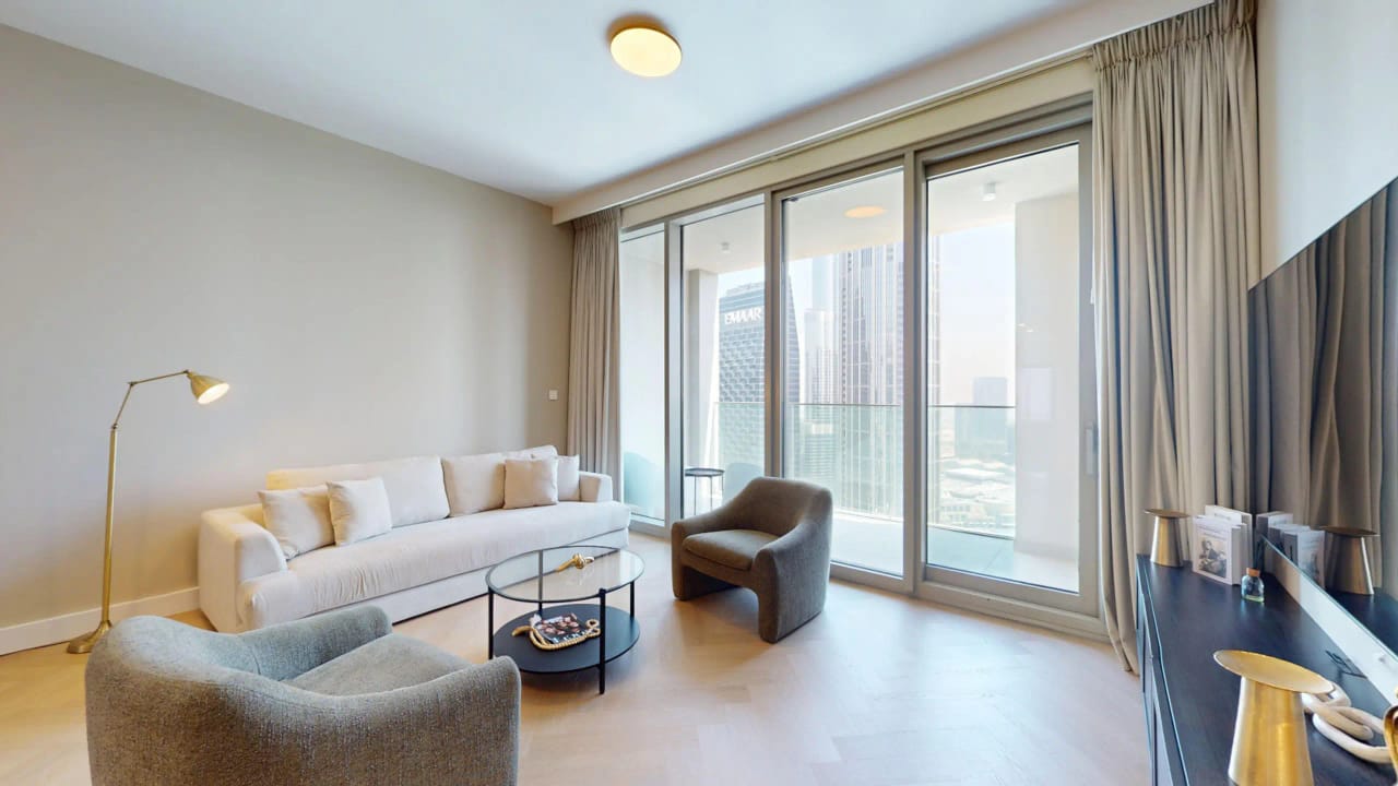 Forte - Chic Three Bed with Burj & Fountain Views