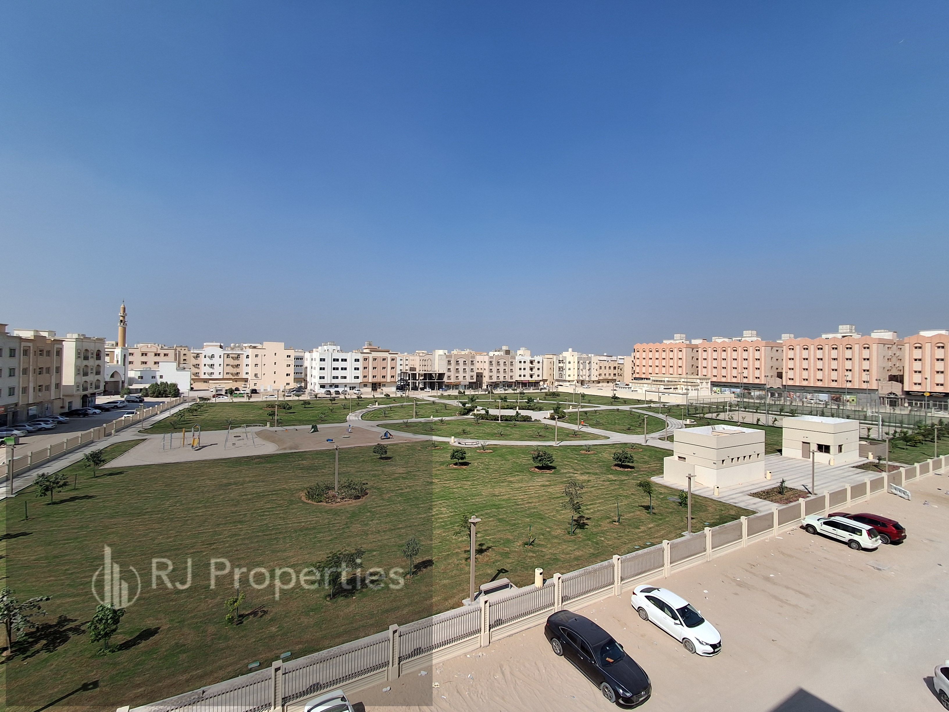 Prime location - 3 BR apartment - Front side of muwailah park - Family building - Close to school area