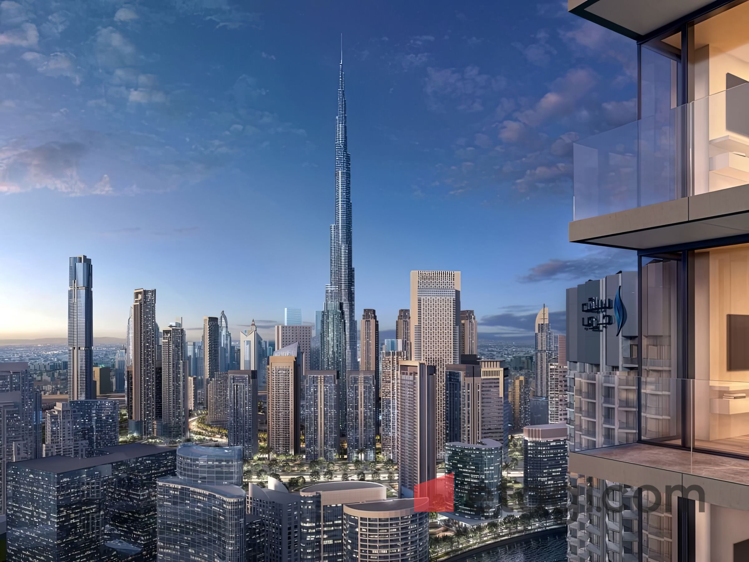 Burj Khalifa View | With Balcony | Type A