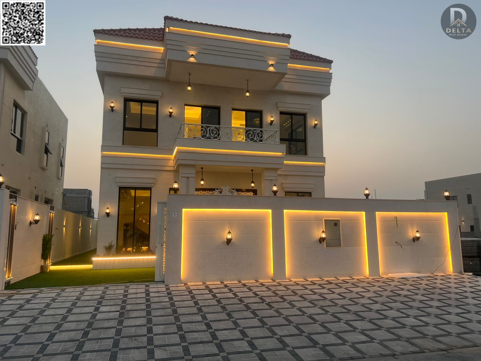 Luxurious Classic Design – Freehold Villa – Prime Location Opposite Al Hamidiya Park Your opportunity to own an elegant villa combining luxurio