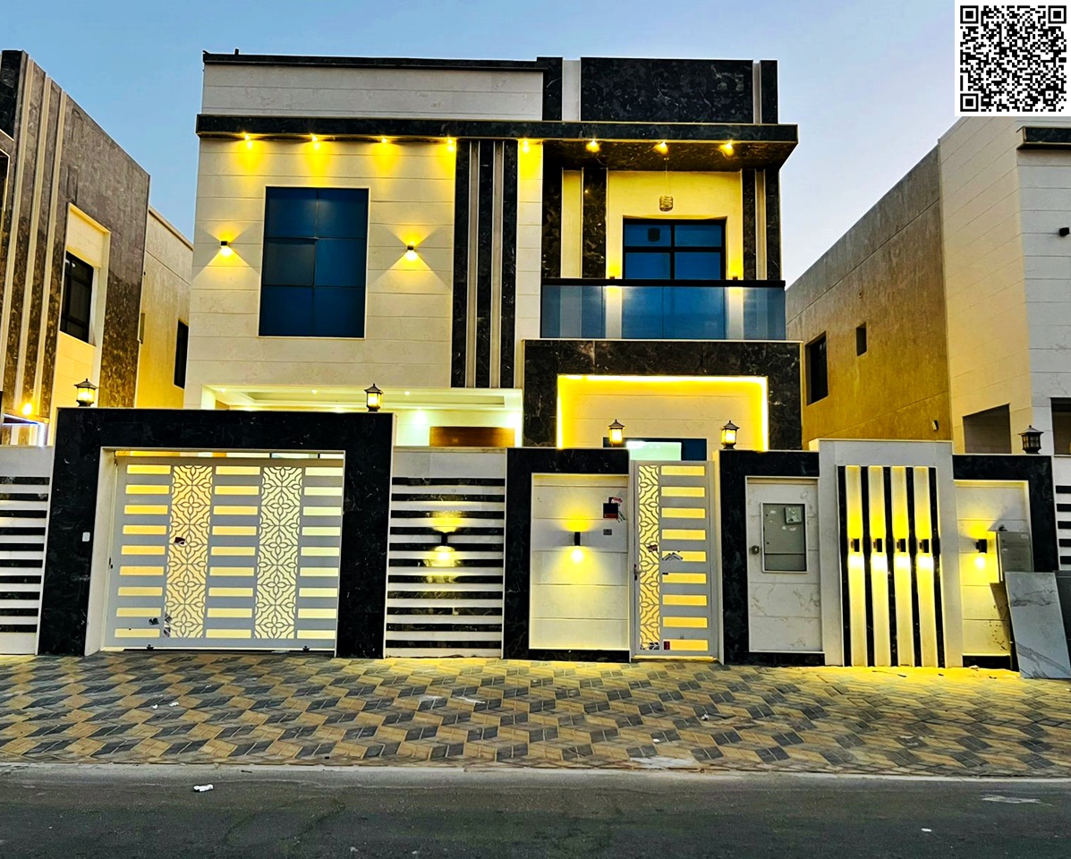 Luxury villa for sale in Al Zahia – Ajman | High-end finishing | Includes electricity, water, and air conditioning | Prime location and quiet residenc