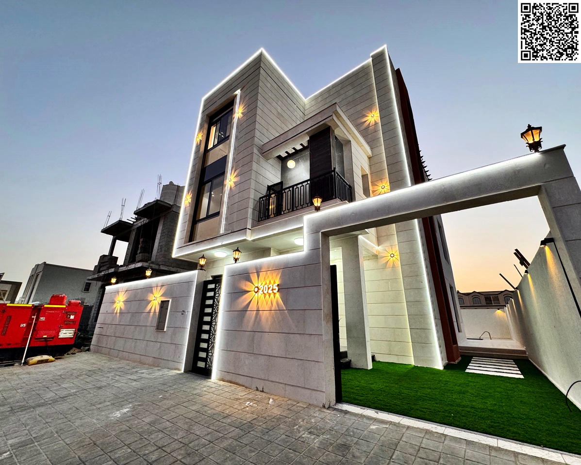 Distinctive villa in Al Zahia – Ajman | Includes electricity, water, and air conditioning | High-end finishing and exceptional location