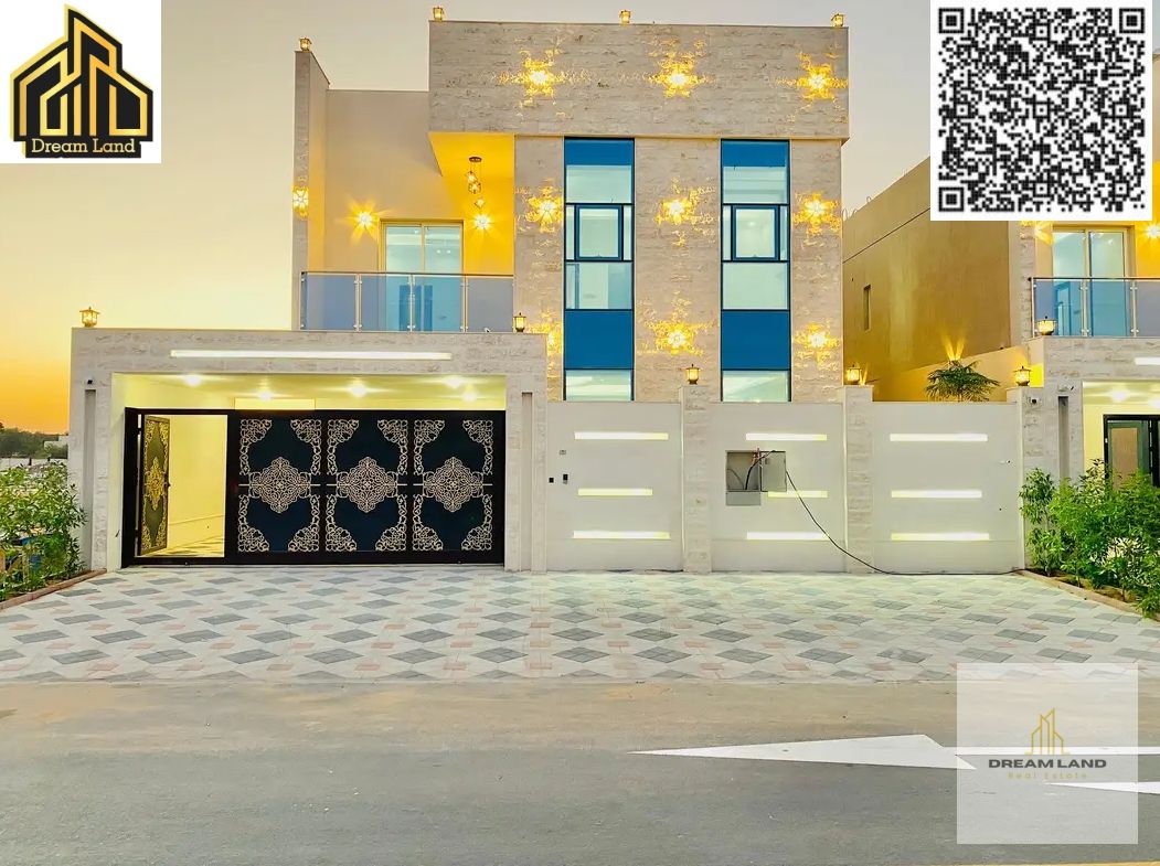 For sale, a villa, including registration fees, ownership and air conditioners, close to Sheikh Mohammed bin Zayed Road - with the possibility of ea