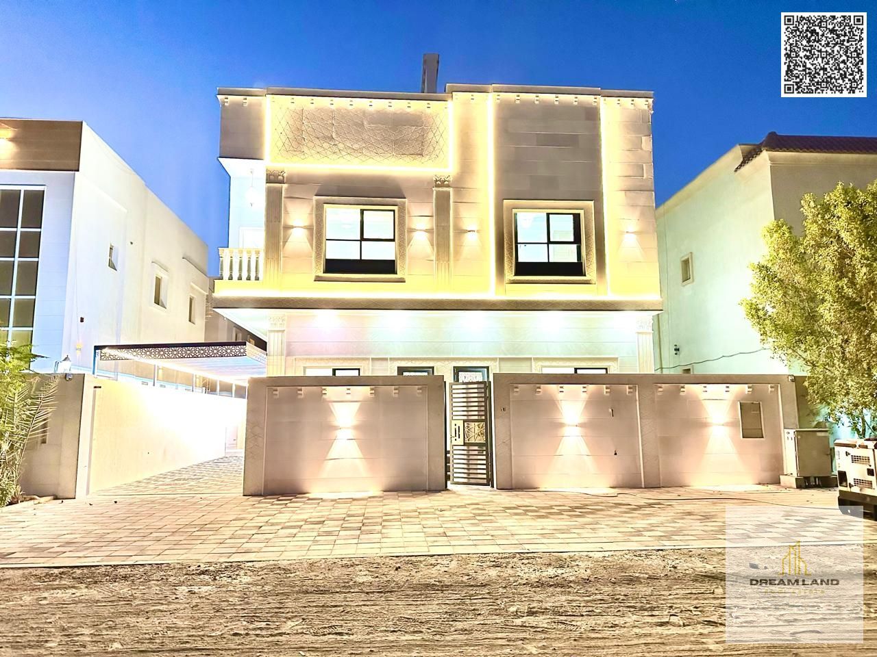 Luxury villa for sale in Al Bahia with a swimming pool, directly from the owner, luxurious finishes and an ideal location, at a price including regi