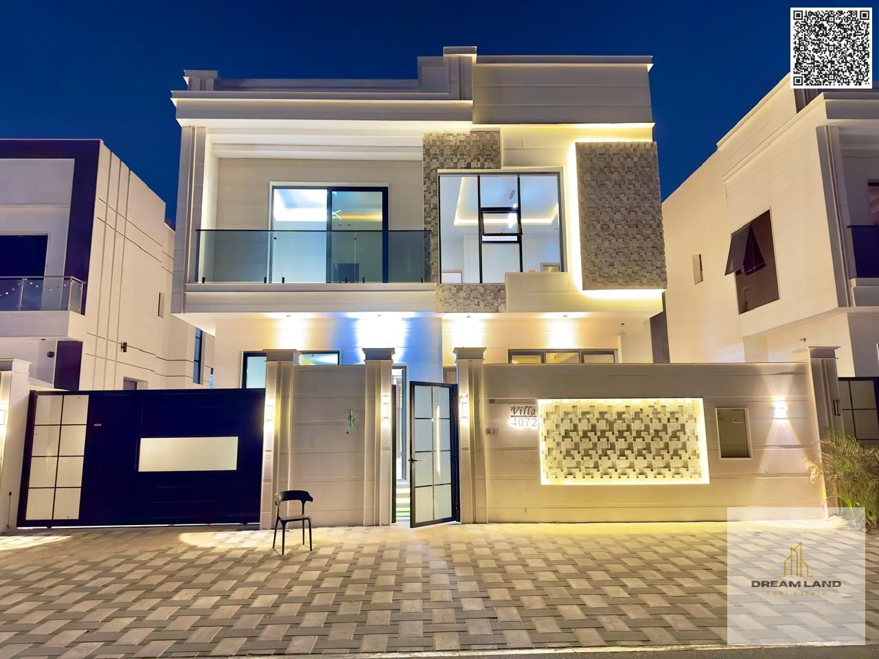 For sale - Modern villa in Al Zahia - Ajman | 5 master bedrooms | Majlis | Hall | Modern kitchen | Excellent finishes