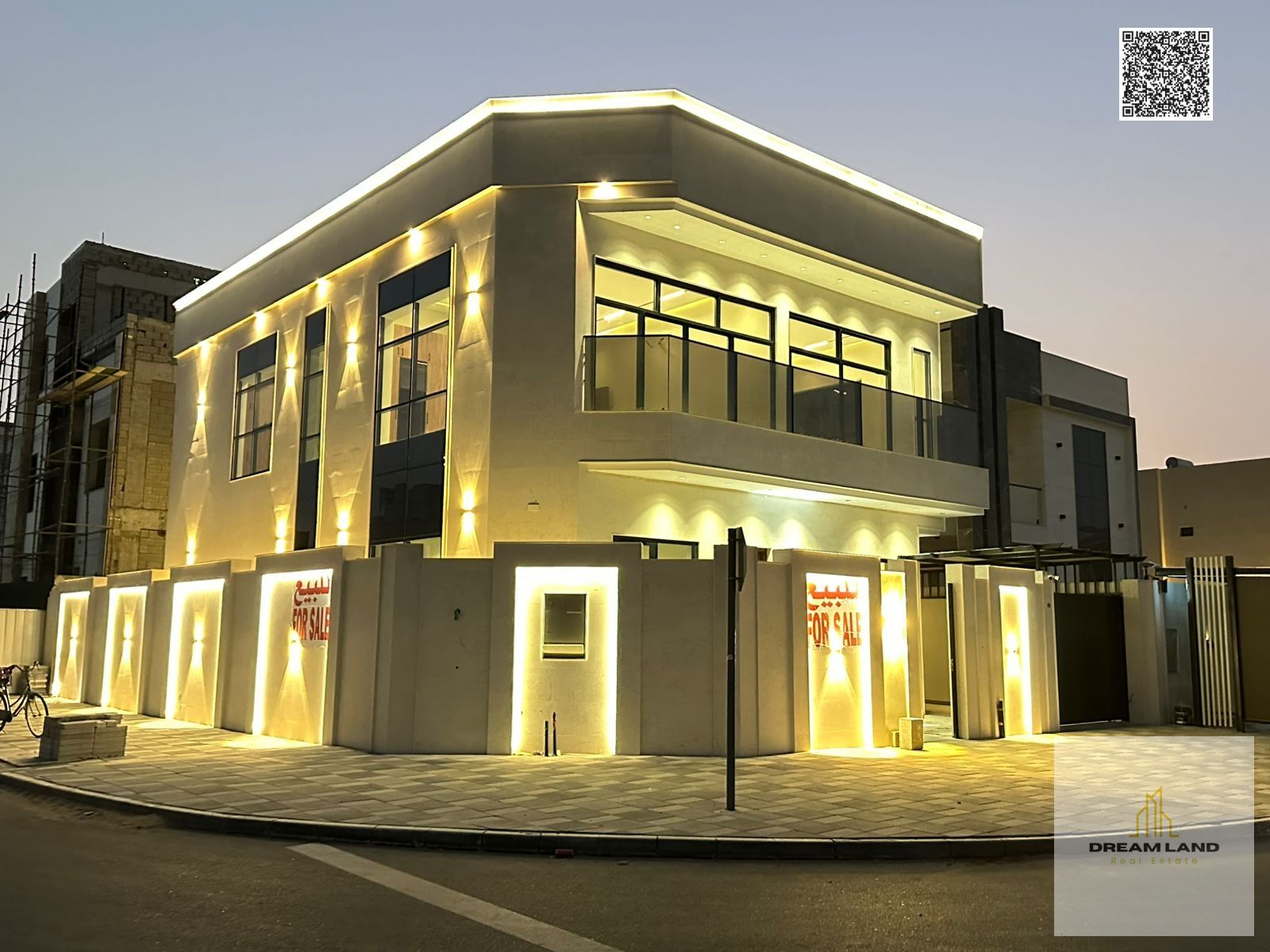 Including registration fees, a stunning villa is for sale now, consisting of 5 master bedrooms with built-in wardrobes in a prestigious area of Al B