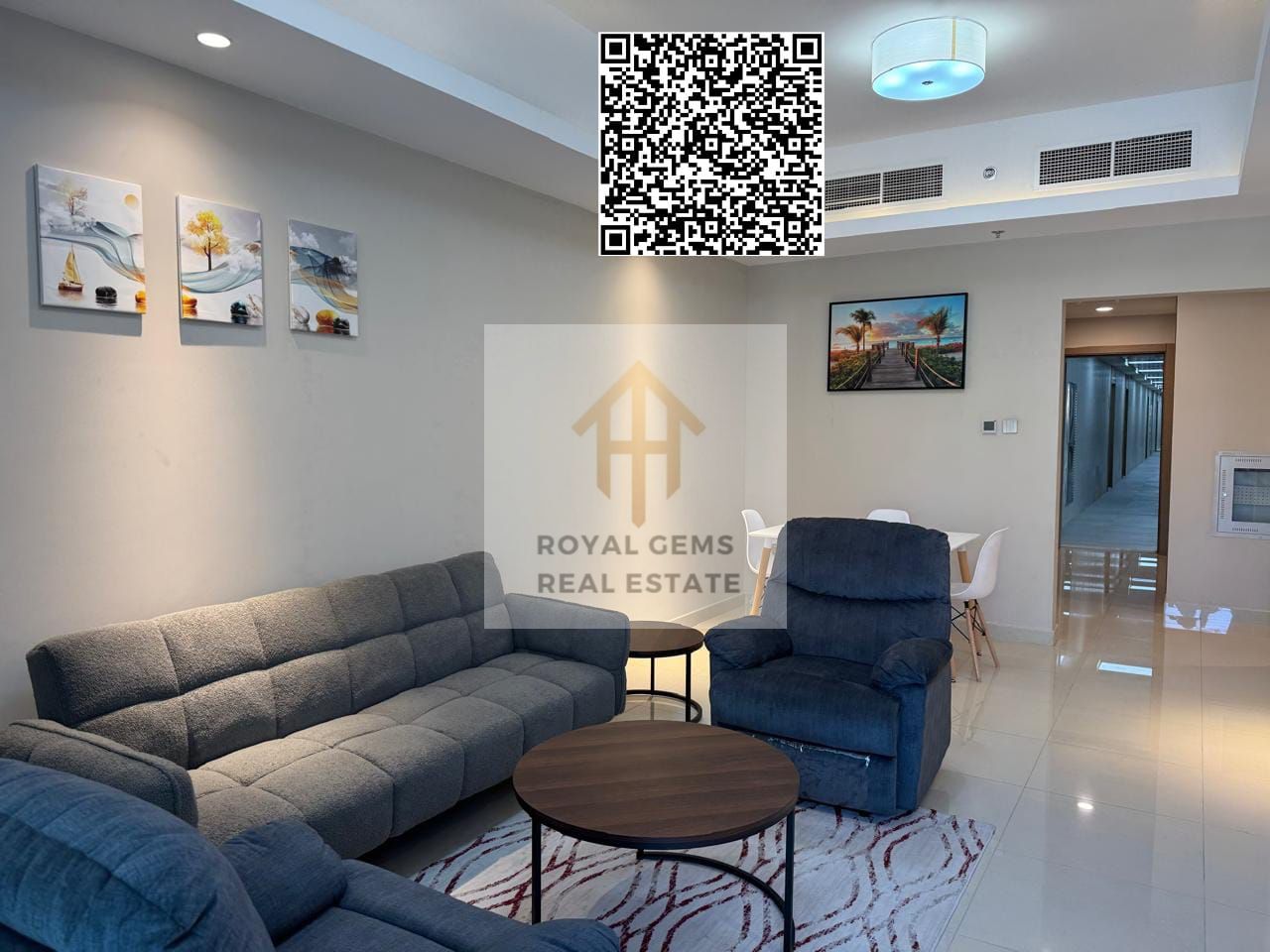 FOR Sale < 1bhk master furnished + prime location + open view + freehold 100% + payment plan 6 years