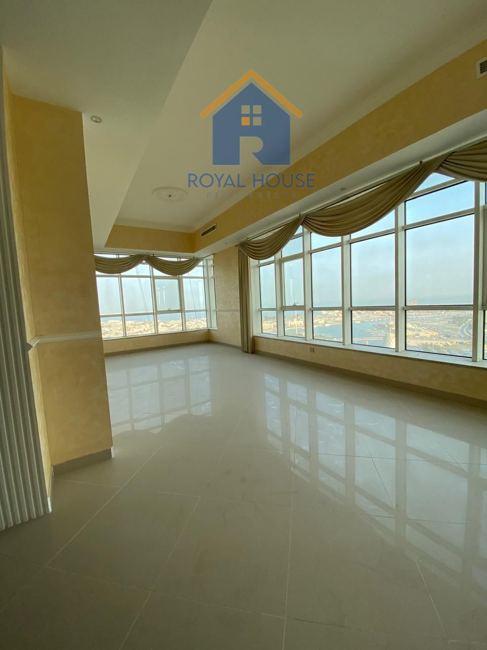 Stunning 3 BR Penthouse at Al Khan Corniche with Beach Views
