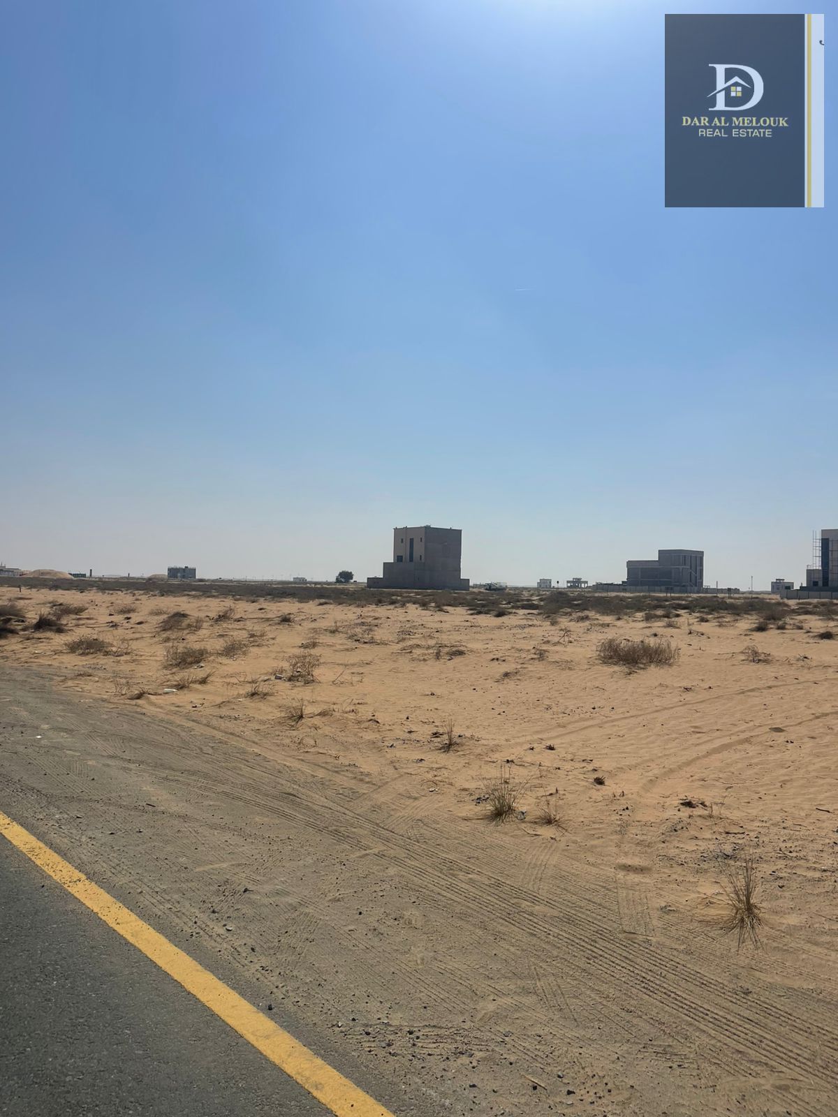 For Sale in Sharjah Rawdat Al Qurt Area Commercial Land Area: 6430 sq ft Ground floor permit for shops