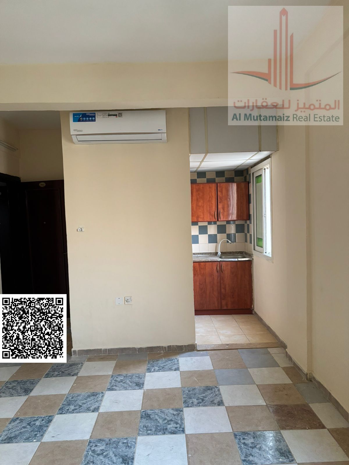 "Sharjah studio for rent, Al-Naseriya area. "