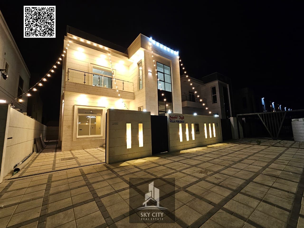 Luxury Villa for Sale in Ajman: Ground, First, and Roof Floors - The Ideal Family Home - Super Duplex Finishing