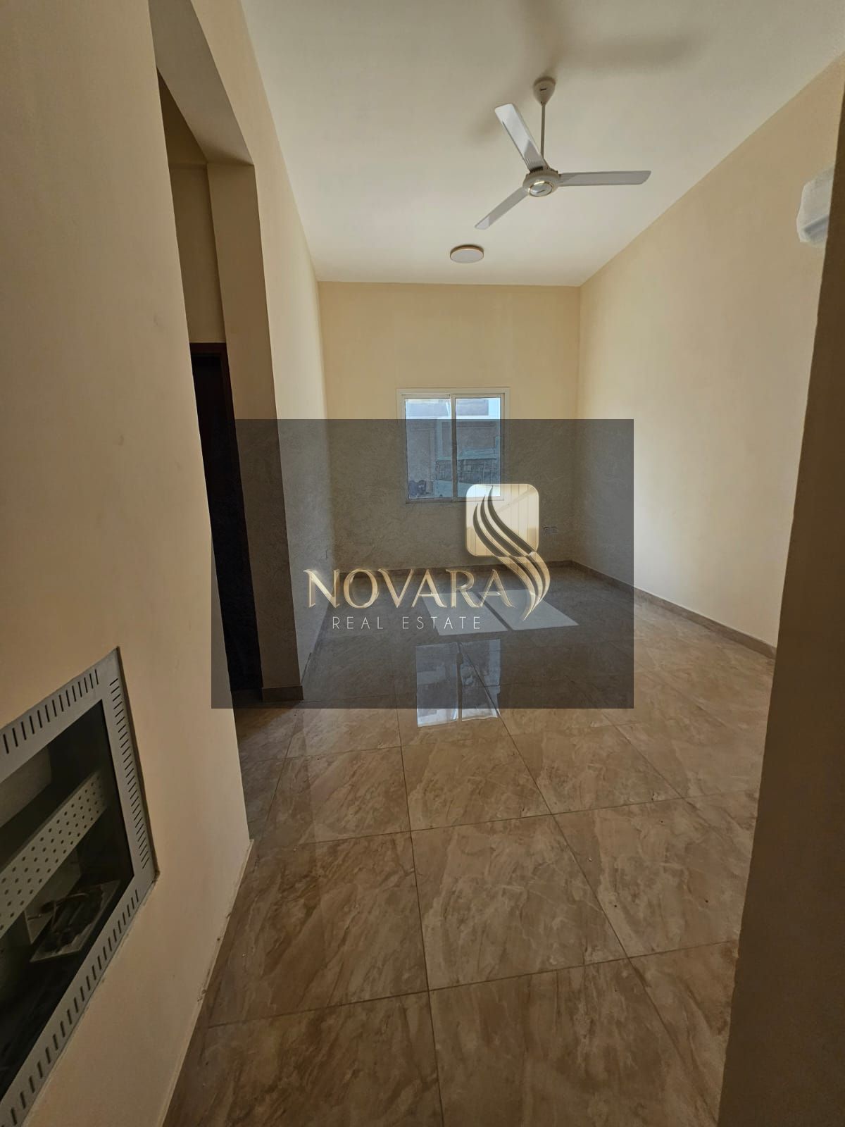 Apartment for annual rent: one bedroom, living room, two bathrooms, and a balcony in Al Jurf Industrial Area 3. We have a selection of other distincti