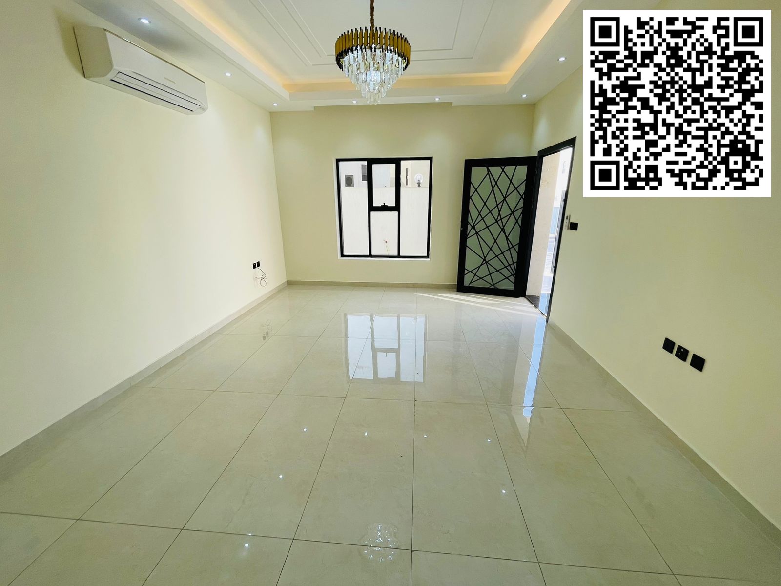 For Rent – Brand-New Villa in Al Amerah, Ajman Location: Al Amerah – Ajman Corner plot on two streets