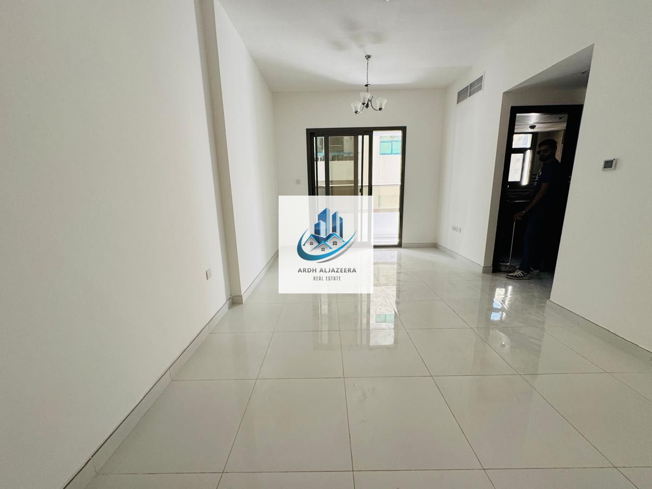 1 bhk spacious apartment in new building with free parking