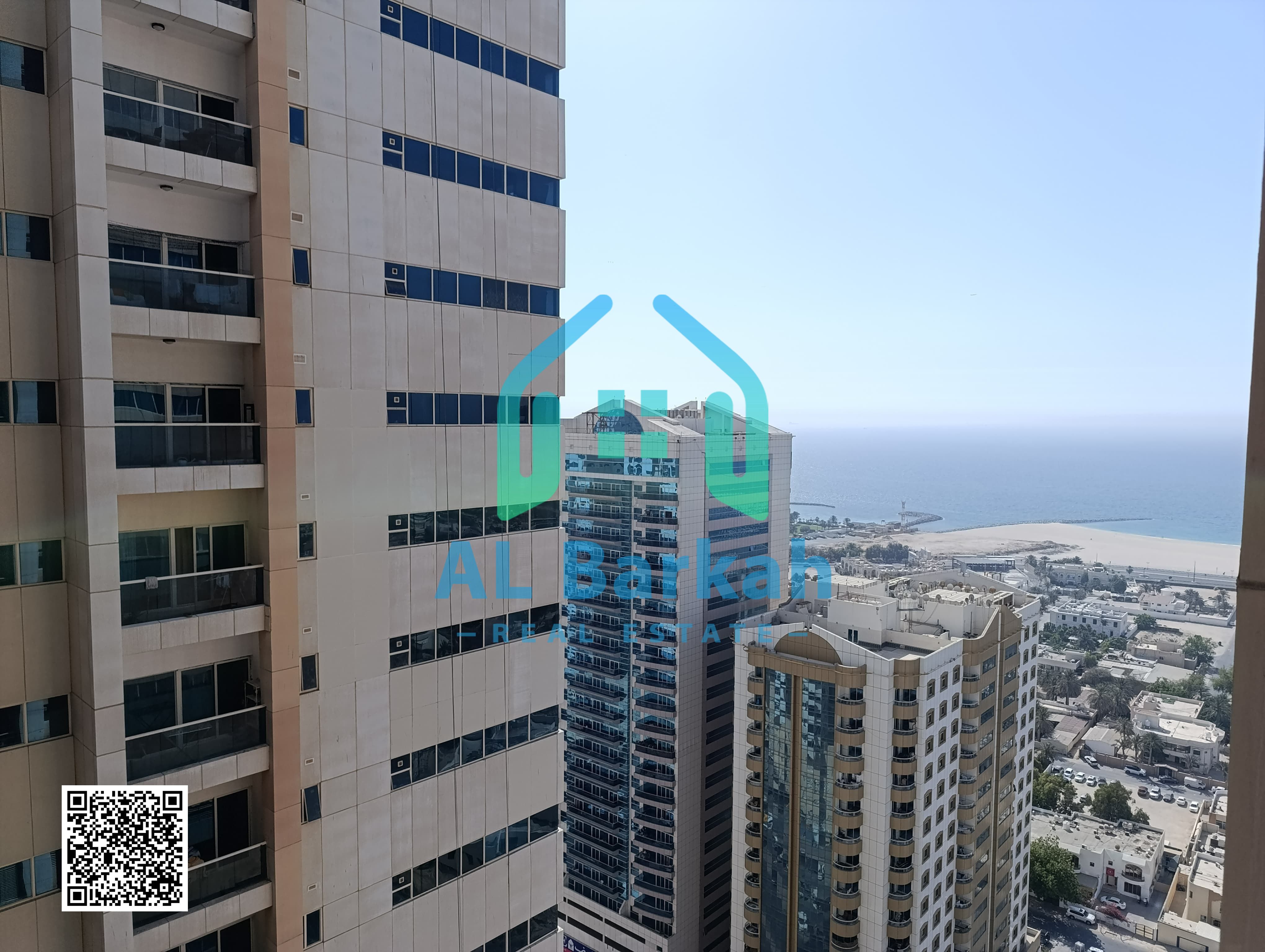 SPACIOUS TWO-BEDROOM APARTMENT FOR SALE — PARTIAL SEA VIEW | PRIME LOCATION | READY FOR IMMEDIATE MOVE-IN | PARKING | HIGH FLOOR | AJMAN ONE TOWERS