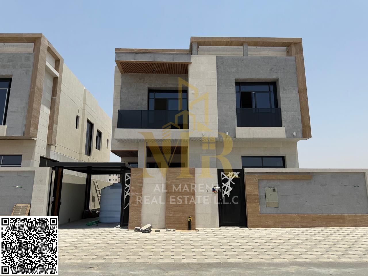 Luxury villa in Al Yasmin, Ajman | 5 master bedrooms, price includes electricity and water, freehold ownership for all nationalities