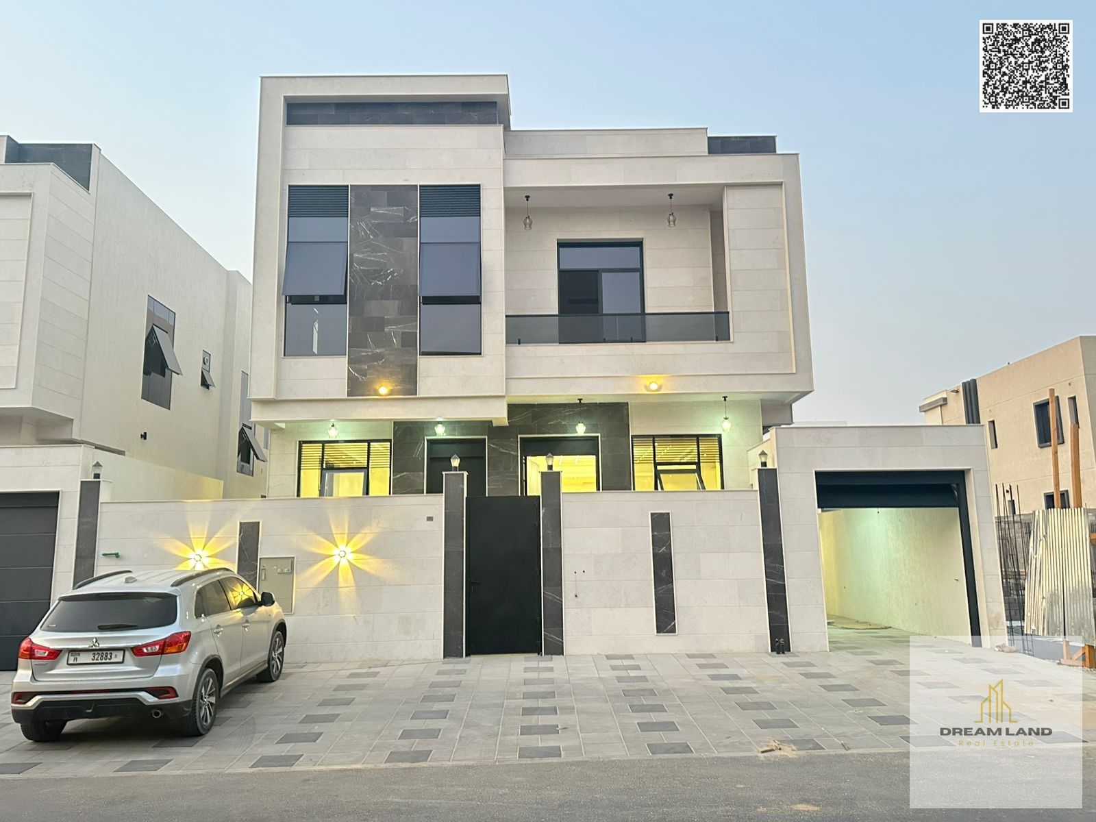 Price includes air conditioning – Luxury five-bedroom villa in Al Bahia, practical design, ready to move in immediately in an excellent location