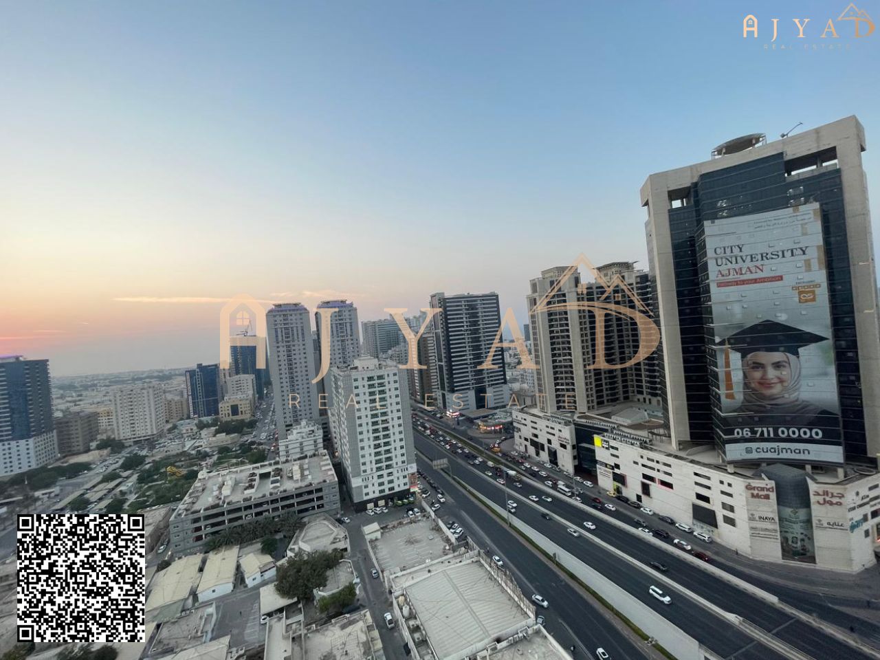 Room and Lounge Apartment for Sale in City Towers | Full View of Al-Jaran Mall & Khalifa Street