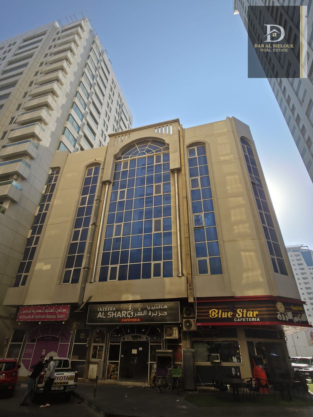 A unique investment opportunity in the heart of Sharjah – Al Qasimia (Al Mahatta) Corner residential building – strategic location close to all