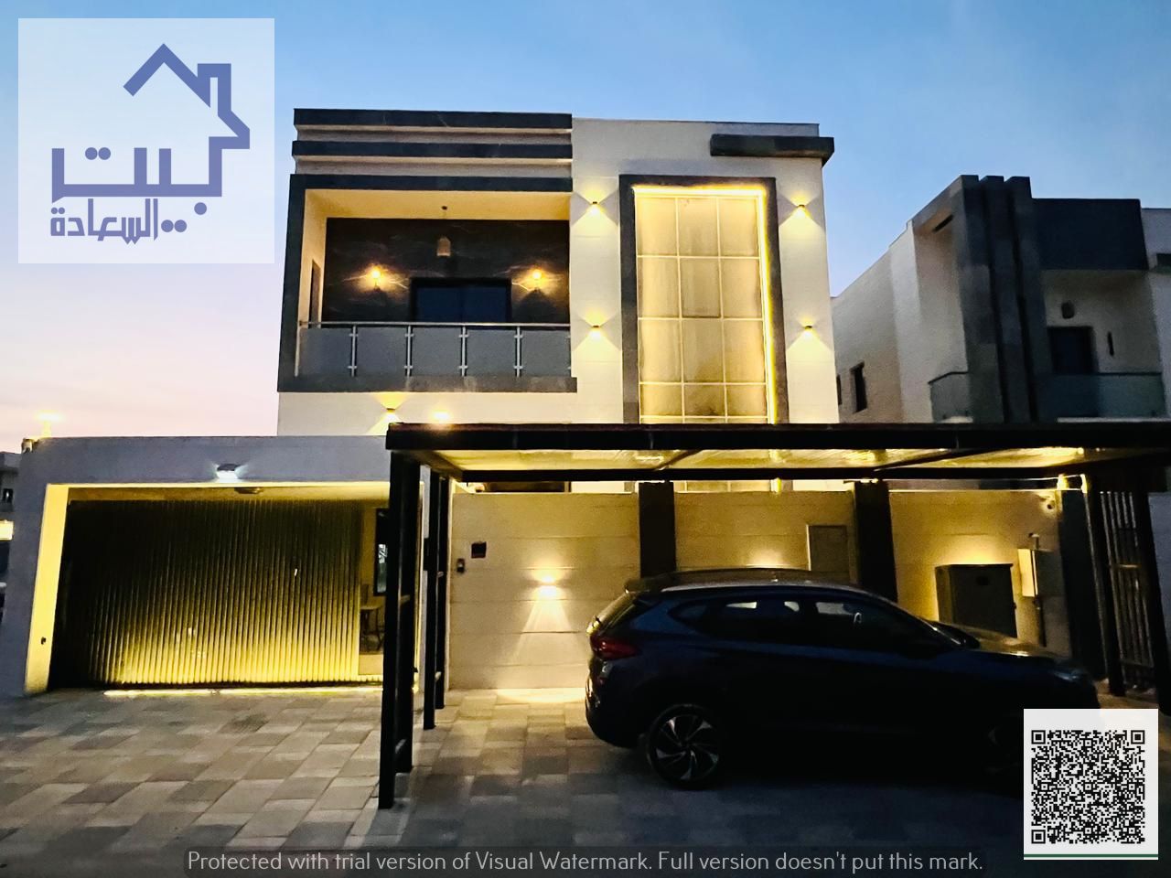 Villa for rent in the best residential location in Al Bahia area, fully furnished, elegant design and distinctive finishes, ideal interior spaces and