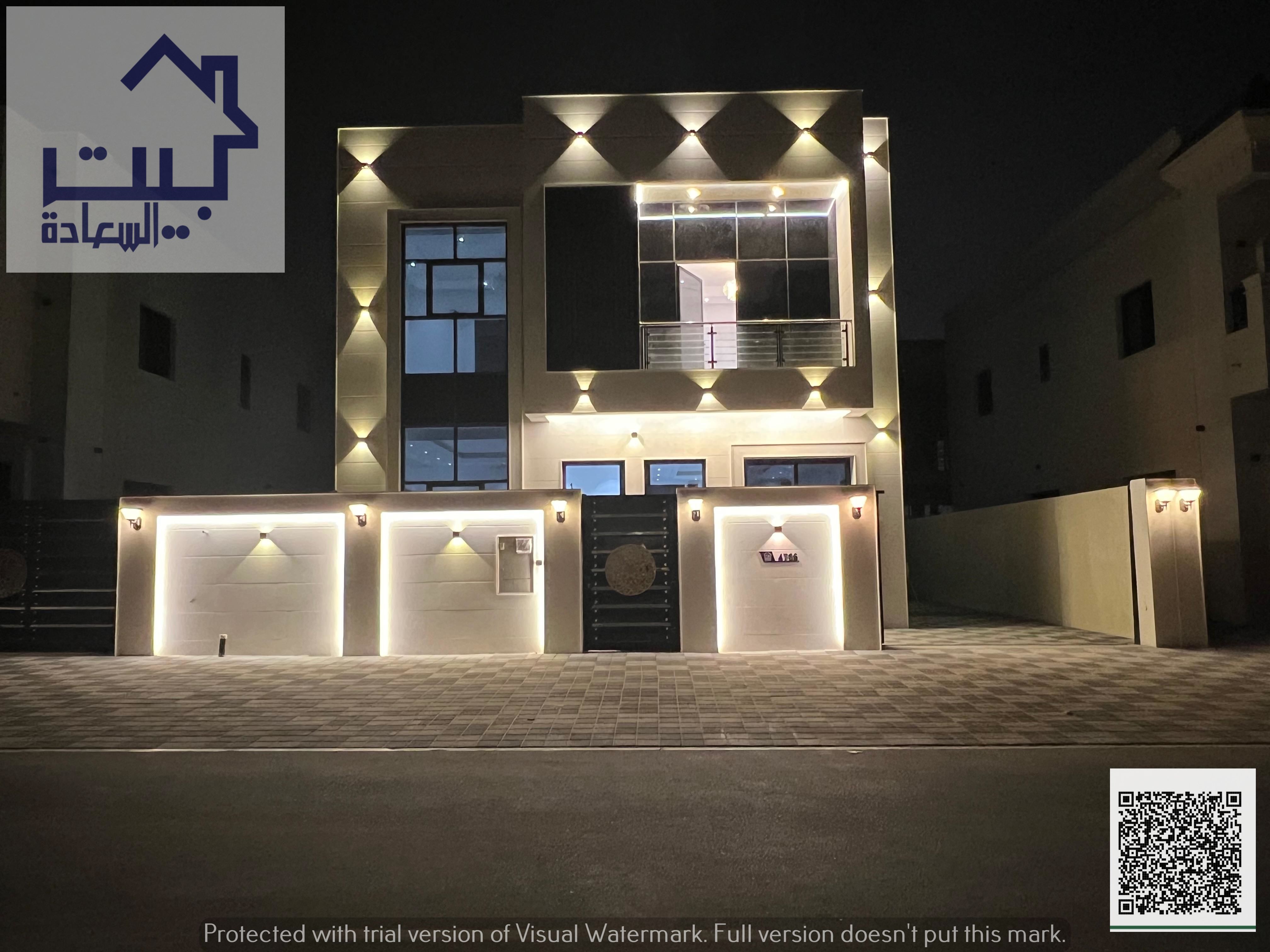 Villa for rent in the best residential location in Al-Haliyo 2 area, first occupancy, featuring an elegant design and ideal spaces, excellent location