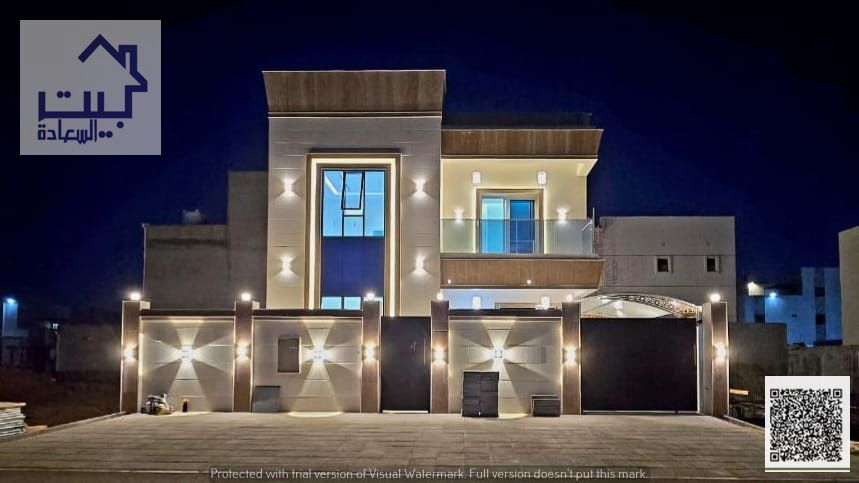 For Rent: Modern villa, first occupancy, in Al-Haliou 2 area, ready to move in, central air conditioning, near services, on a main road, at a very att