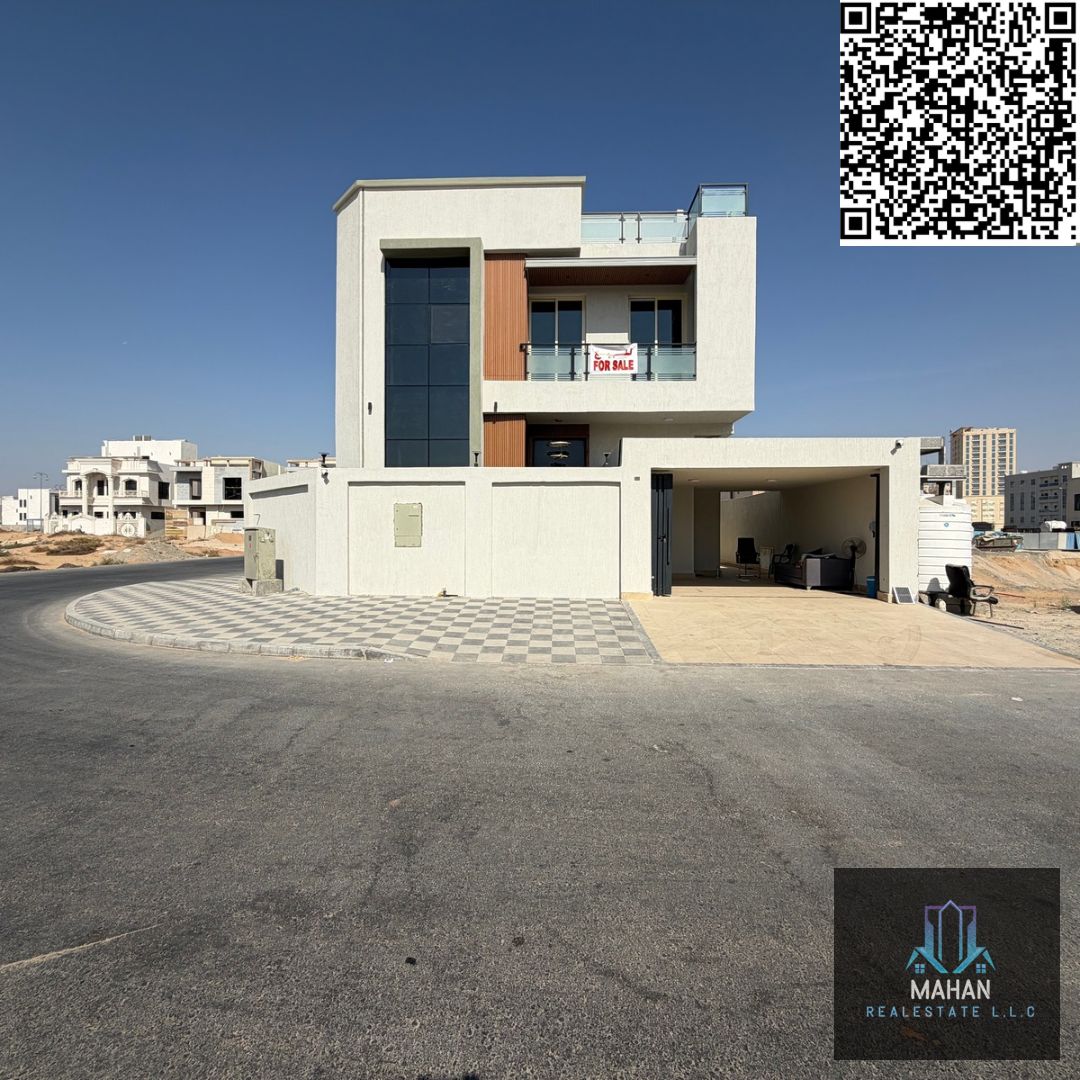 Brand Corner New Villa For Sale In Ajman Al Yasmeen