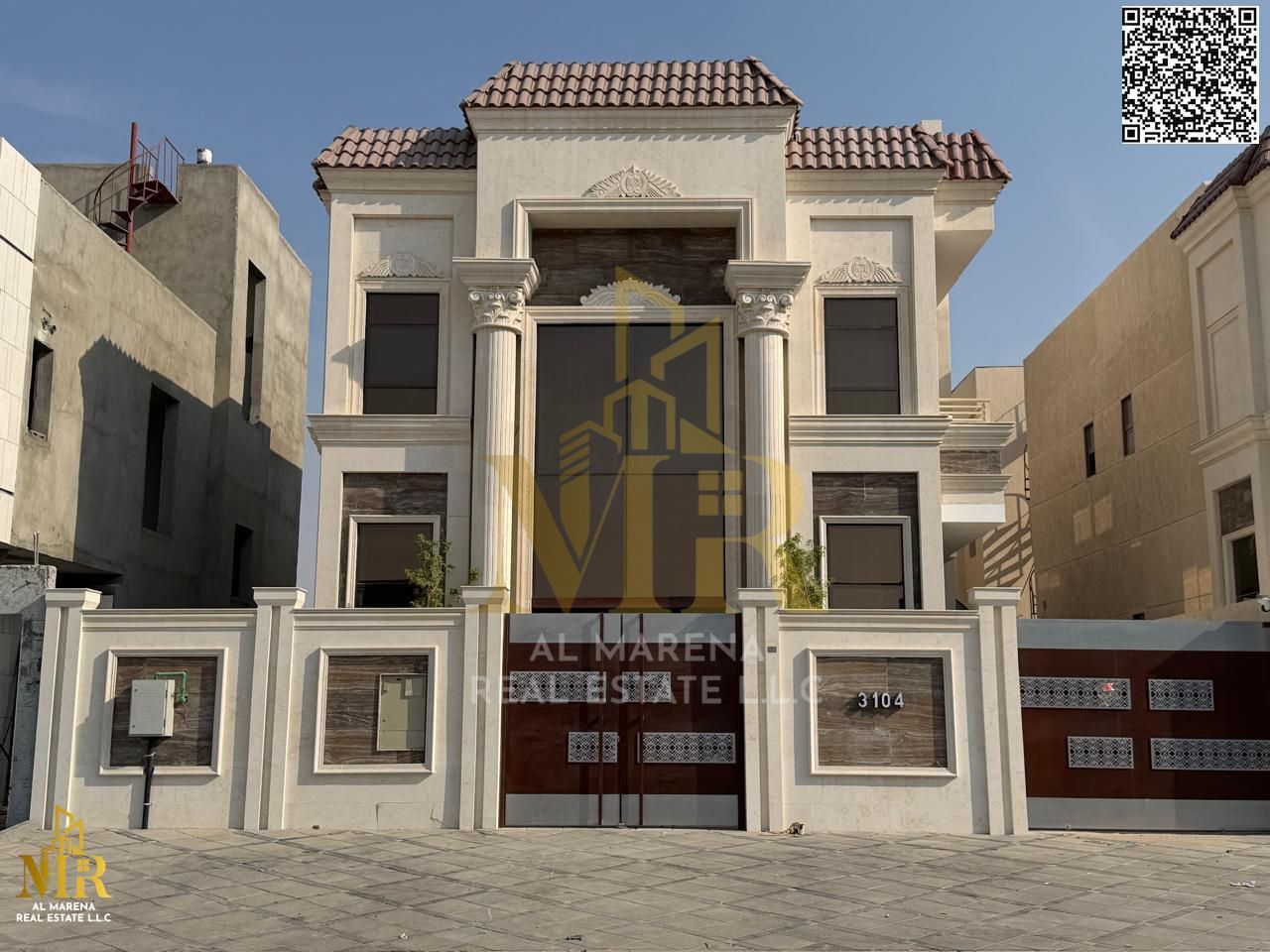 Bahya villa, 5 rooms, high-end finishes, price includes AC units