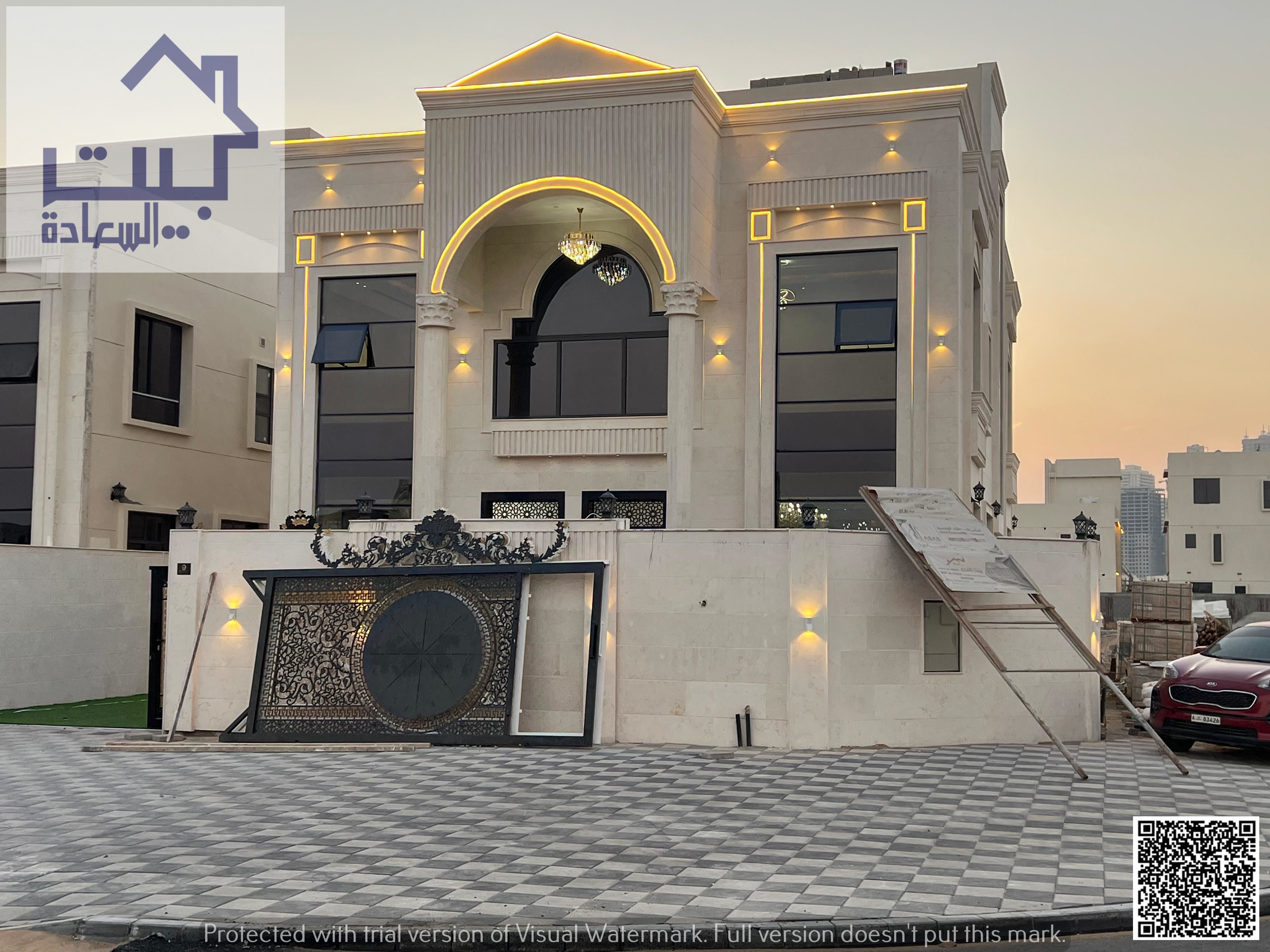For Sale: Corner villa on two streets in Al Helio 2, Ajman. Opposite the mosque. Includes registration and ownership fees. Freehold for all, no annu