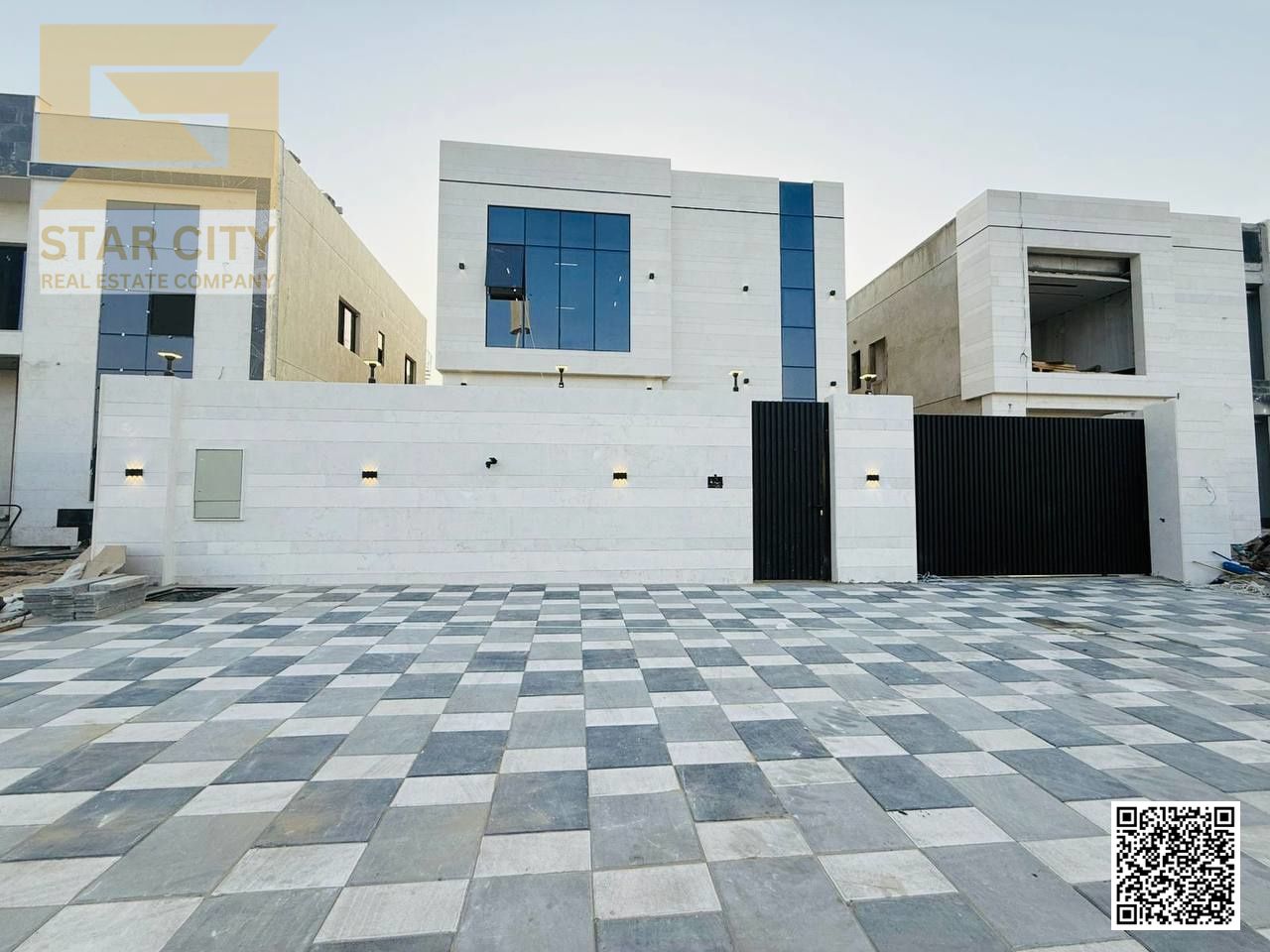 For Sale Luxury Modern Villa with Stone Facade in Ajman Prime Location Ready to Move In