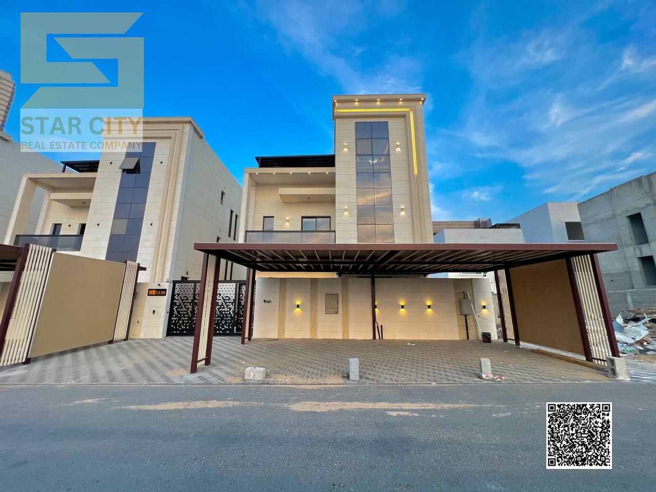 Own a luxury villa in Ajman with high-end finishing spacious design and included utilities for a premium living experience
