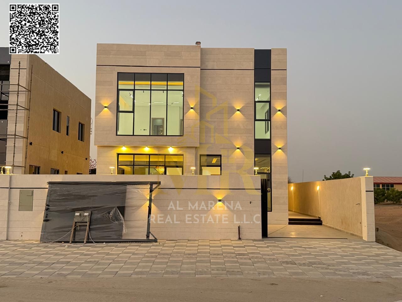 A villa at a price including the registration and ownership fees on the main street ready to live in the most prestigious areas of Ajman freehold for