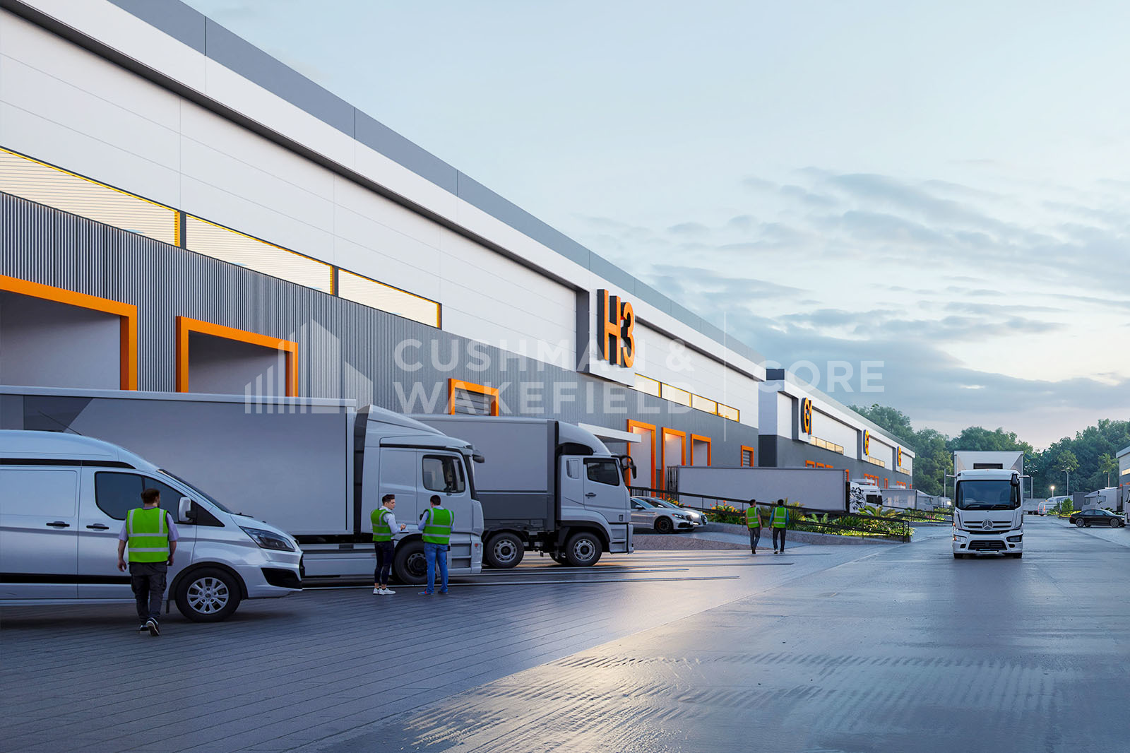 No Sub-Lease Fee | 11,260 sqm Four Units | Single-Sided Dock