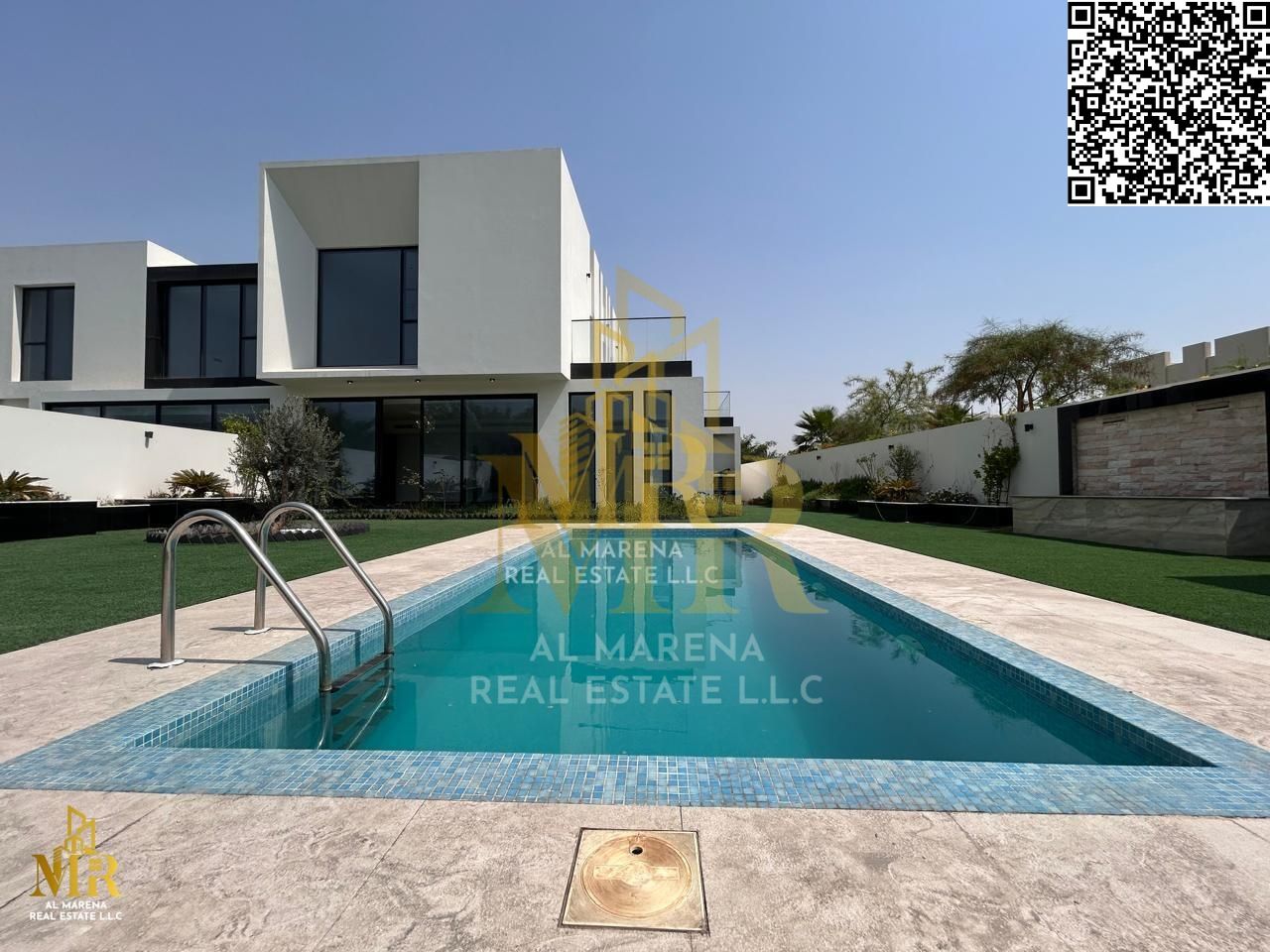 A villa on the main street, ready to move into, in one of Ajman's most prestigious areas. Freehold ownership available to all nationalities with no do