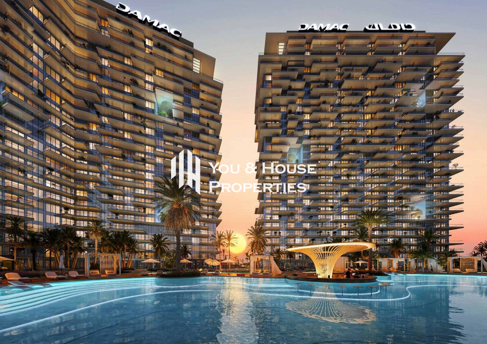 Luxurious Apartment | Beachfront living | Pool view