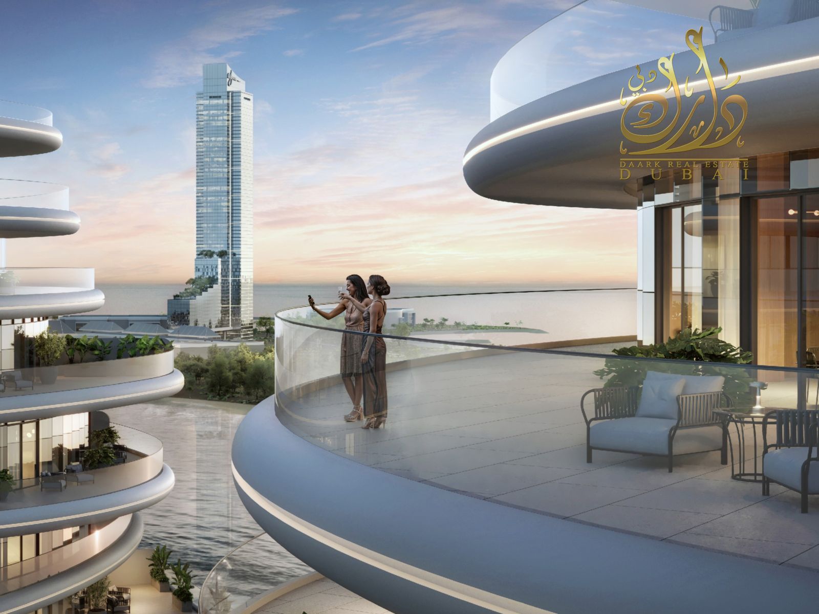 Sea view and WYNN || Beach access || Elie Saab design
