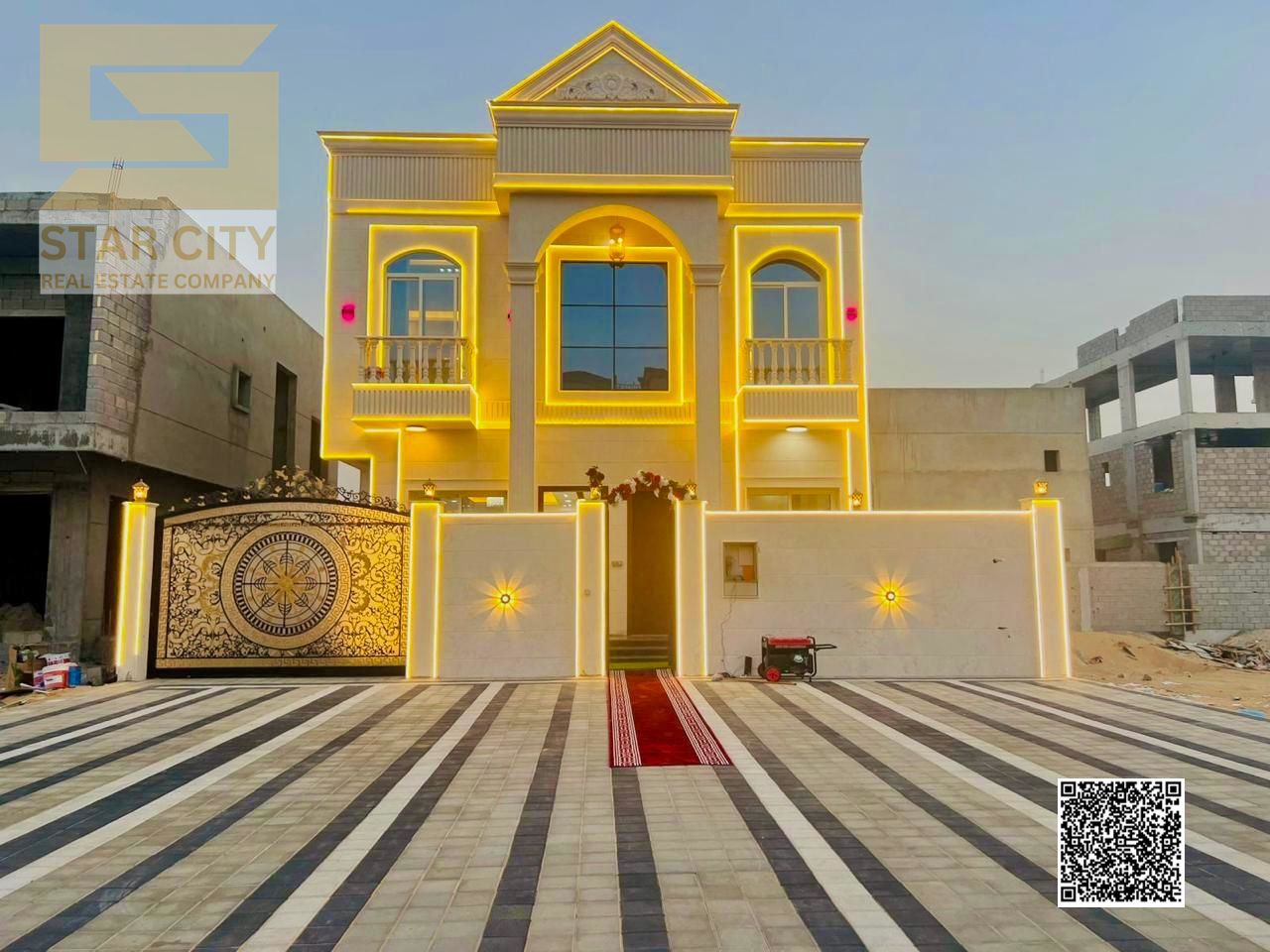 For Sale Luxury Classic Villa in Al Zahia Ajman Elegant Design Five Master Bedrooms Spacious Layout Ready to Move In
