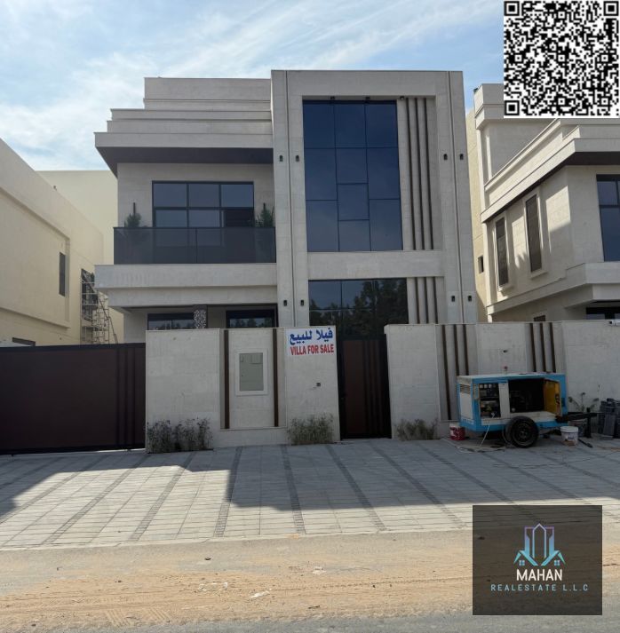 Villa for sale in Ajman Al helio 2 5 master bedroom hall majlis