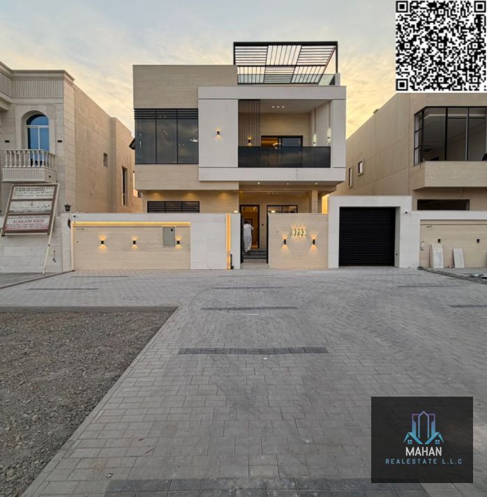 Modern Brand New Villa for Sale in Ajman – Al Zahya Property Details: • 5 Master Bedrooms • 2 Spacious Halls • Majlis • Modern