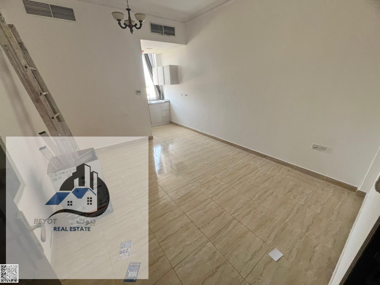 Studio apartment for rent in Ajman, Al Rawda 2 area.