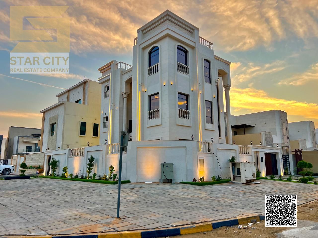 For lovers of luxury villas… A grand three-storey classic villa with spacious layouts in Al Zahya, with a special cash offer