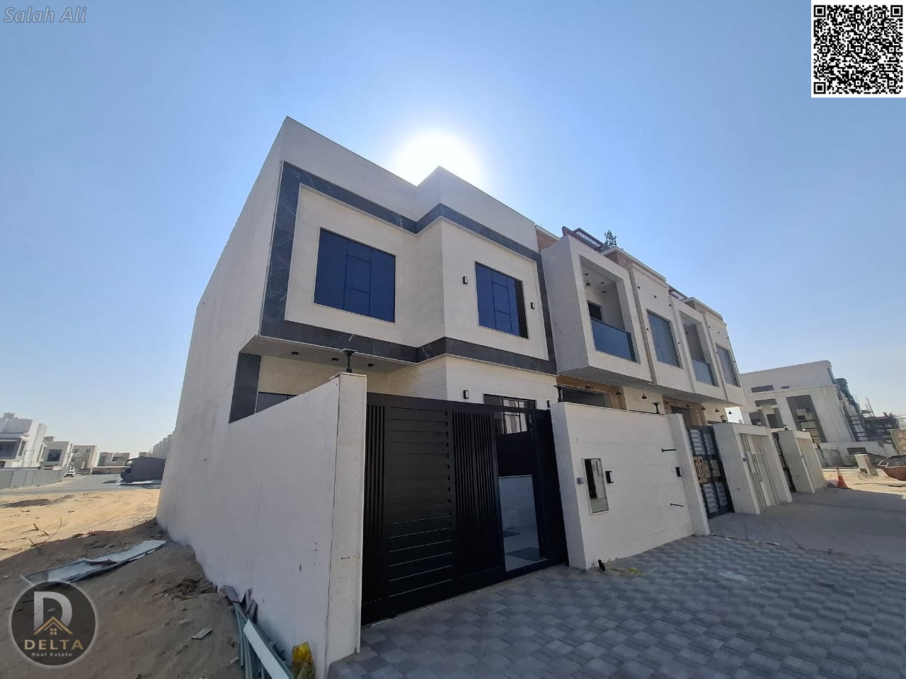 Townhouse for sale in Ajman, Al Bahia area / Freehold for all nationalities / Easy monthly installments / Deluxe personal finishing
