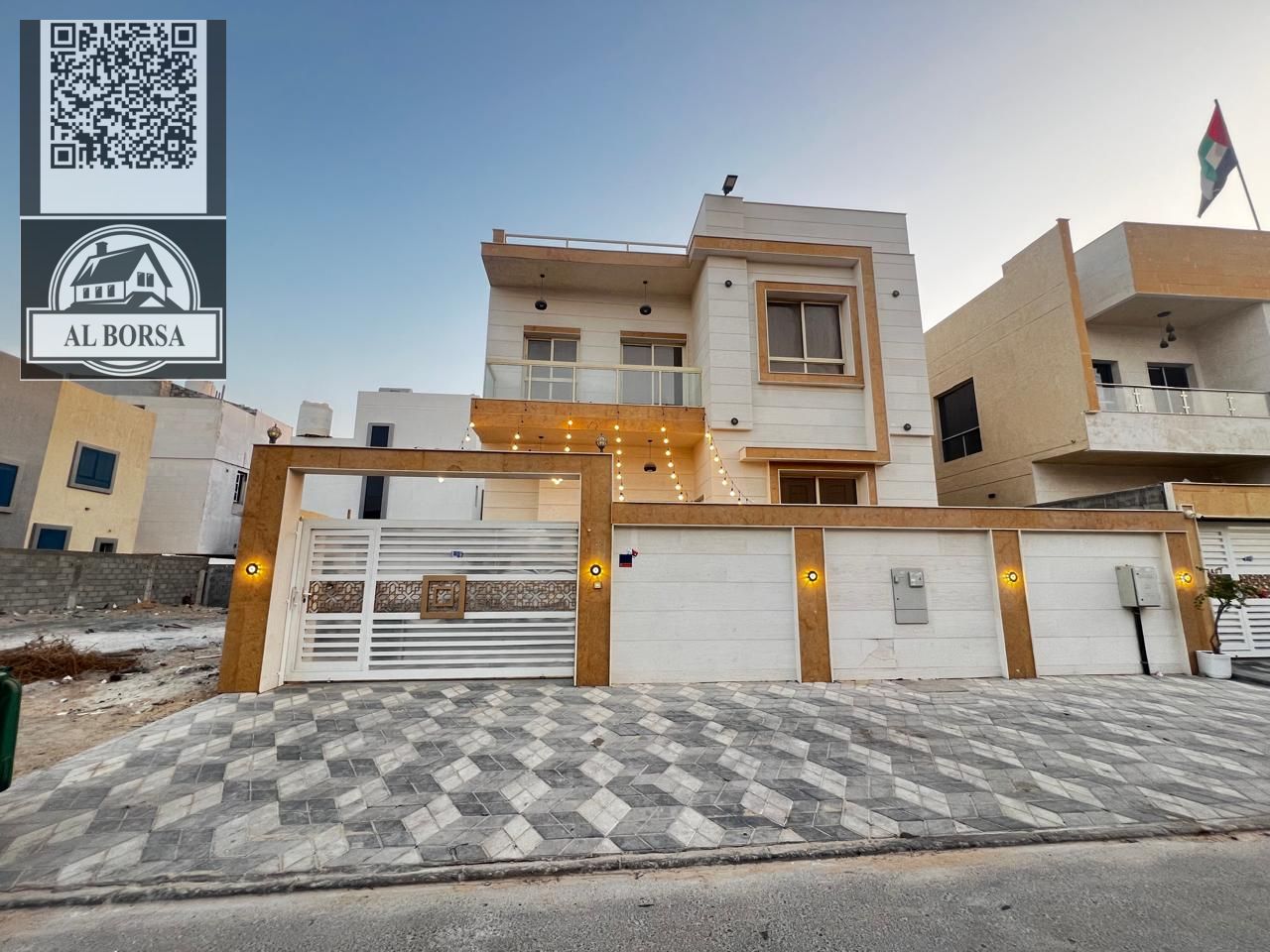 Luxury villa for rent in Al Yasmin | 5 master bedrooms | Fully furnished | Prime location near Al Rahmaniyah