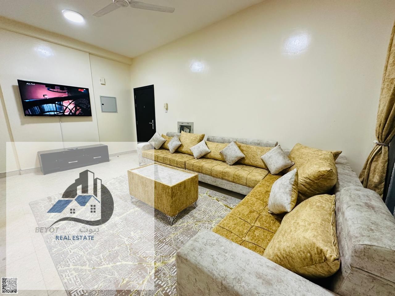One-bedroom apartment for monthly rent in Ajman, Al Rawda 3 area