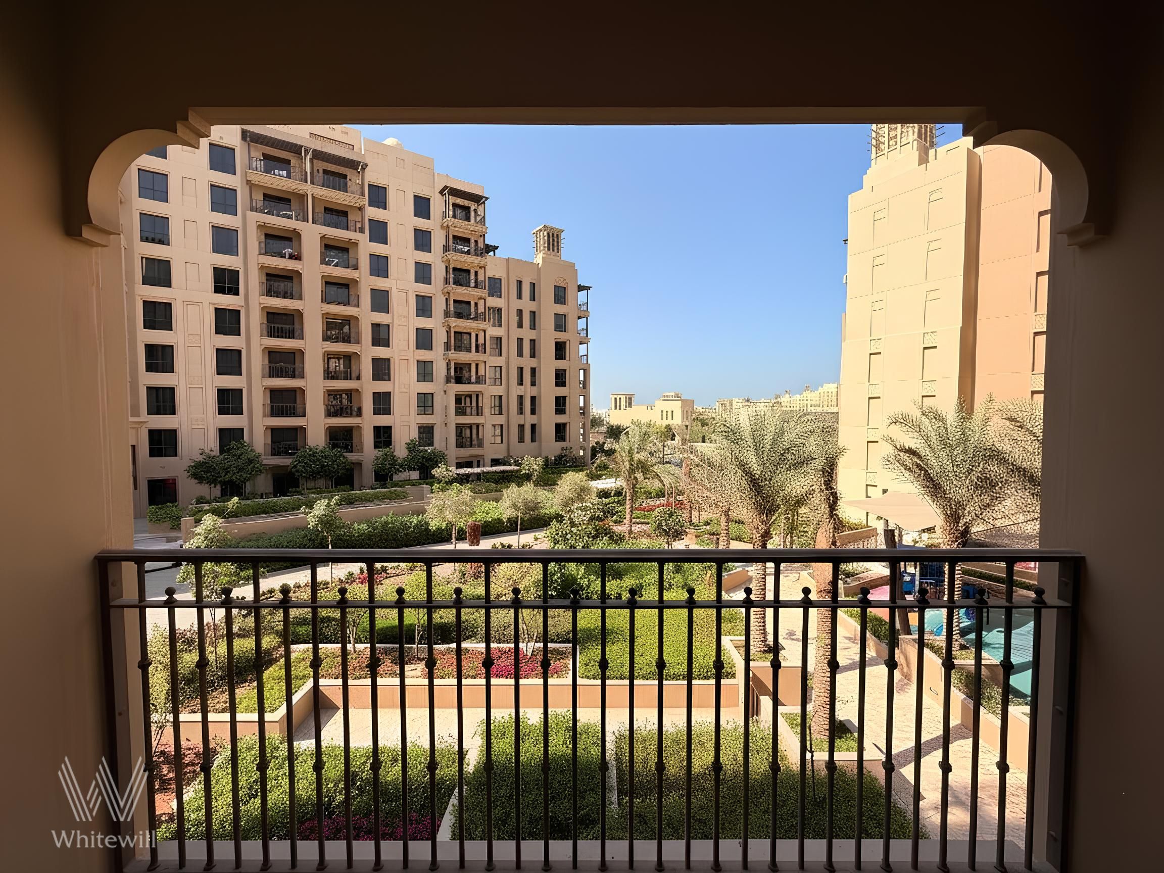 Bright Unfurnished Apartment with Community View
