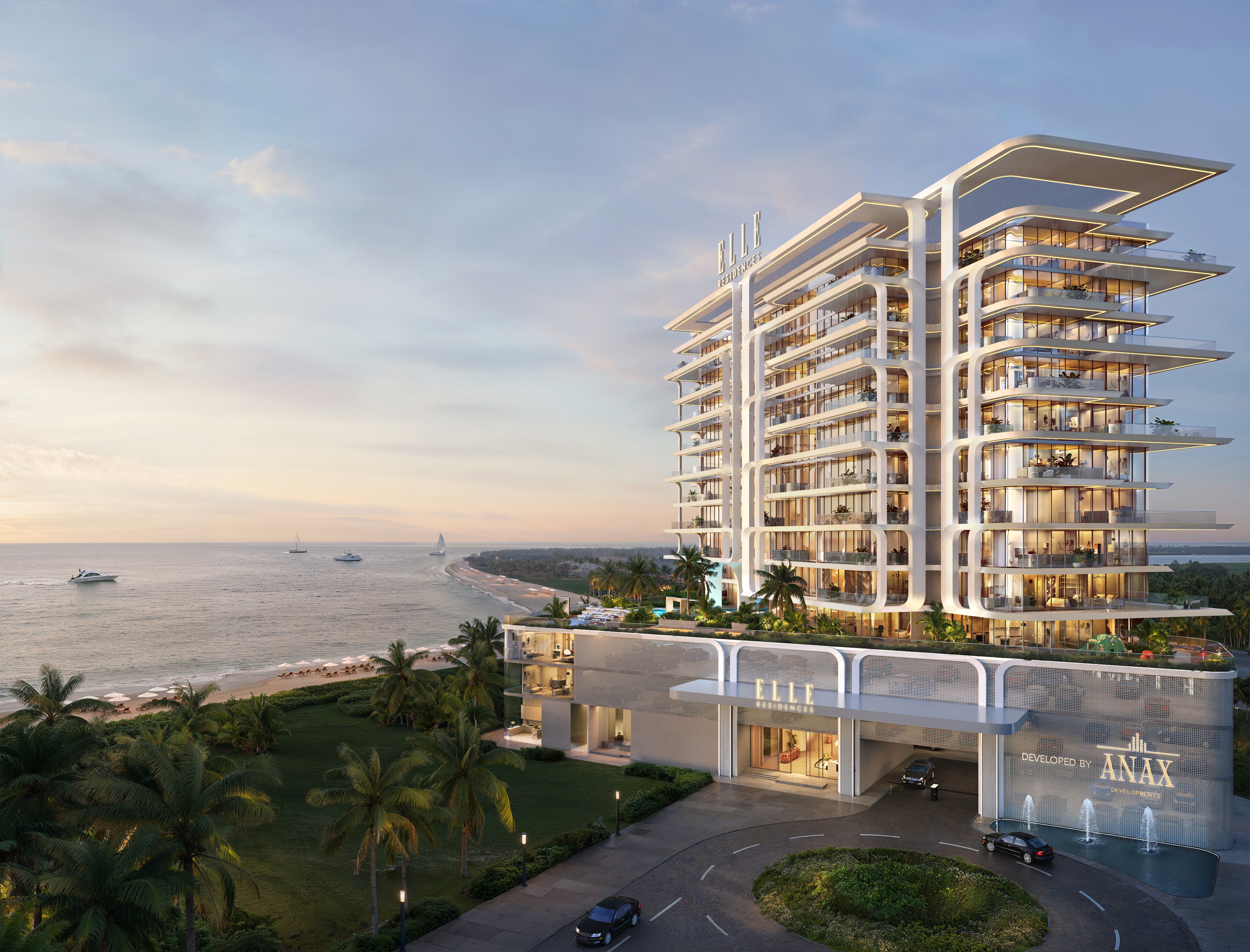 Modern Living |Chic Interiors |Waterfront Setting